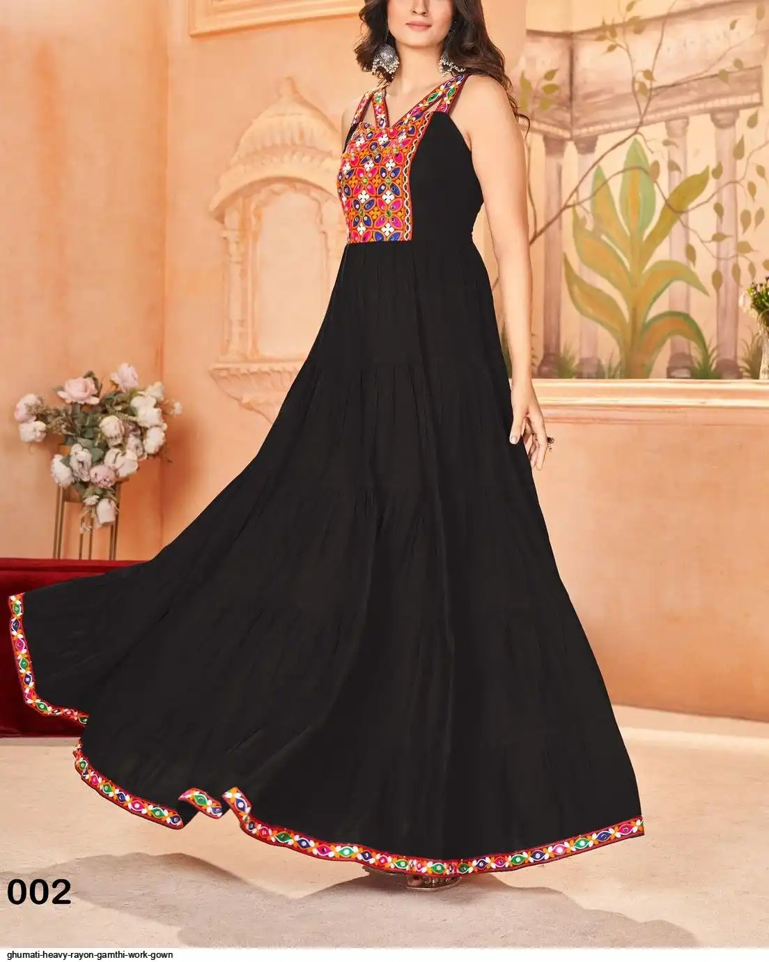 ghumati-heavy-rayon-gamthi-work-gown-1658
