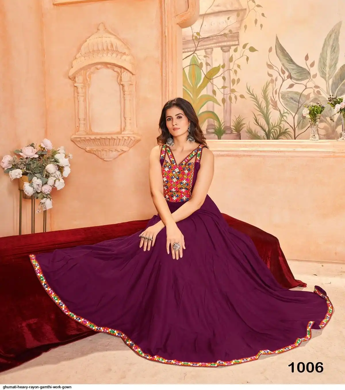 ghumati-heavy-rayon-gamthi-work-gown-2404