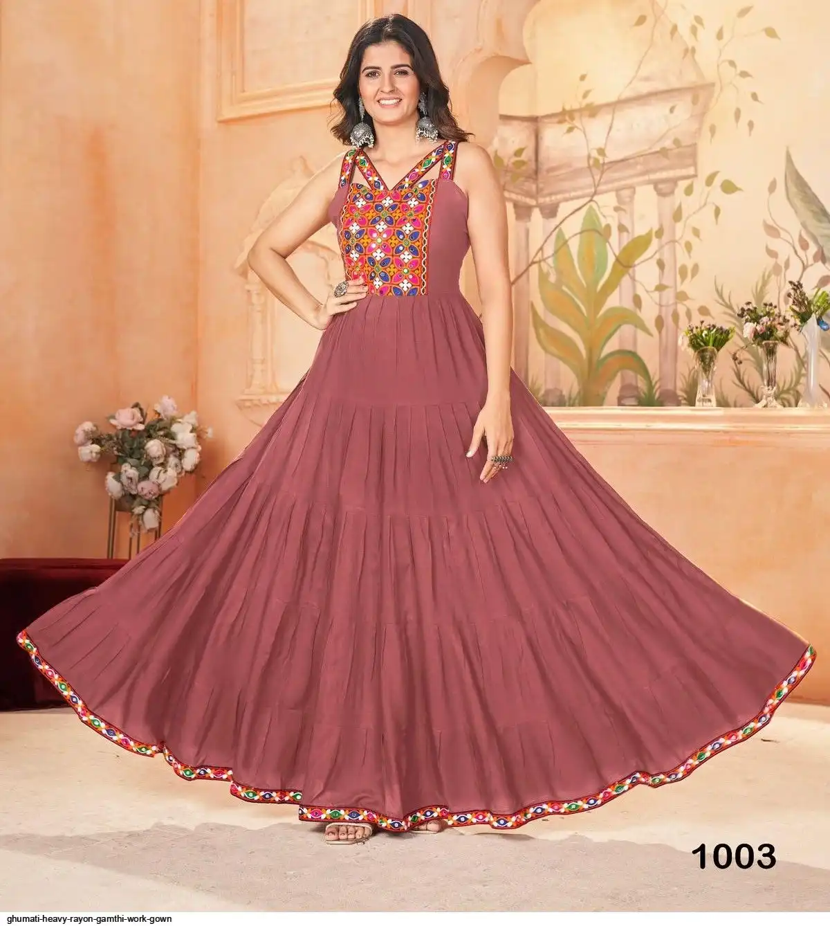 ghumati-heavy-rayon-gamthi-work-gown-2855