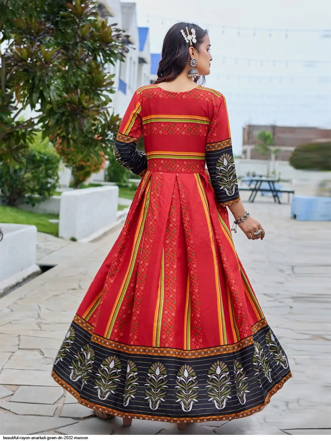 beautiful-rayon-anarkali-gown-dn-2032-maroon-2527
