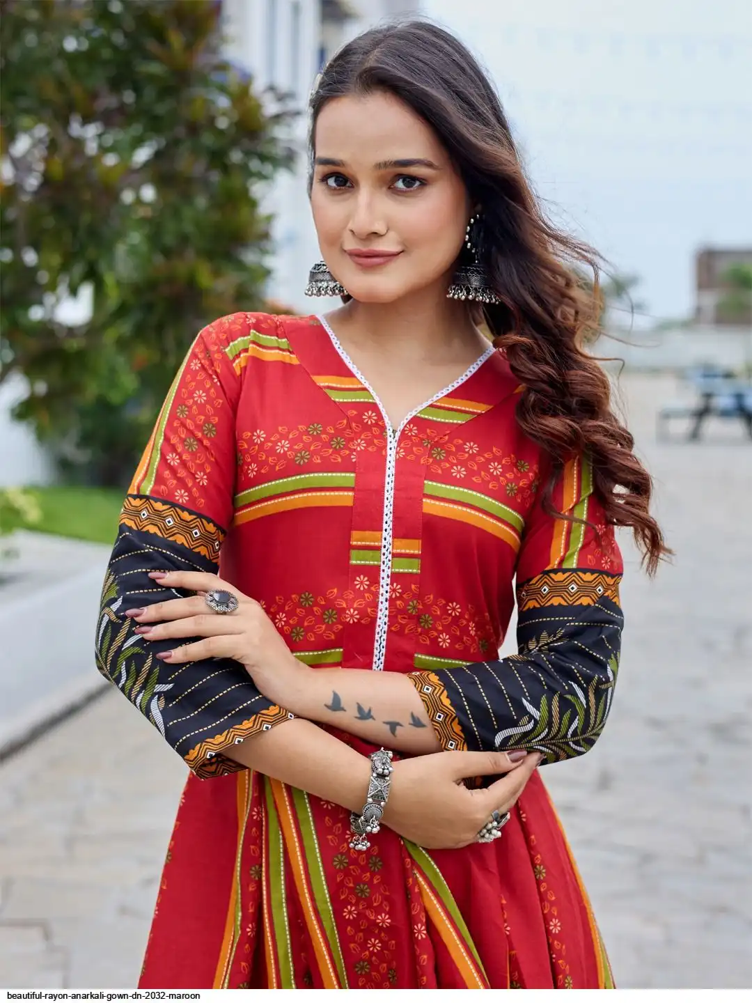 beautiful-rayon-anarkali-gown-dn-2032-maroon-5508