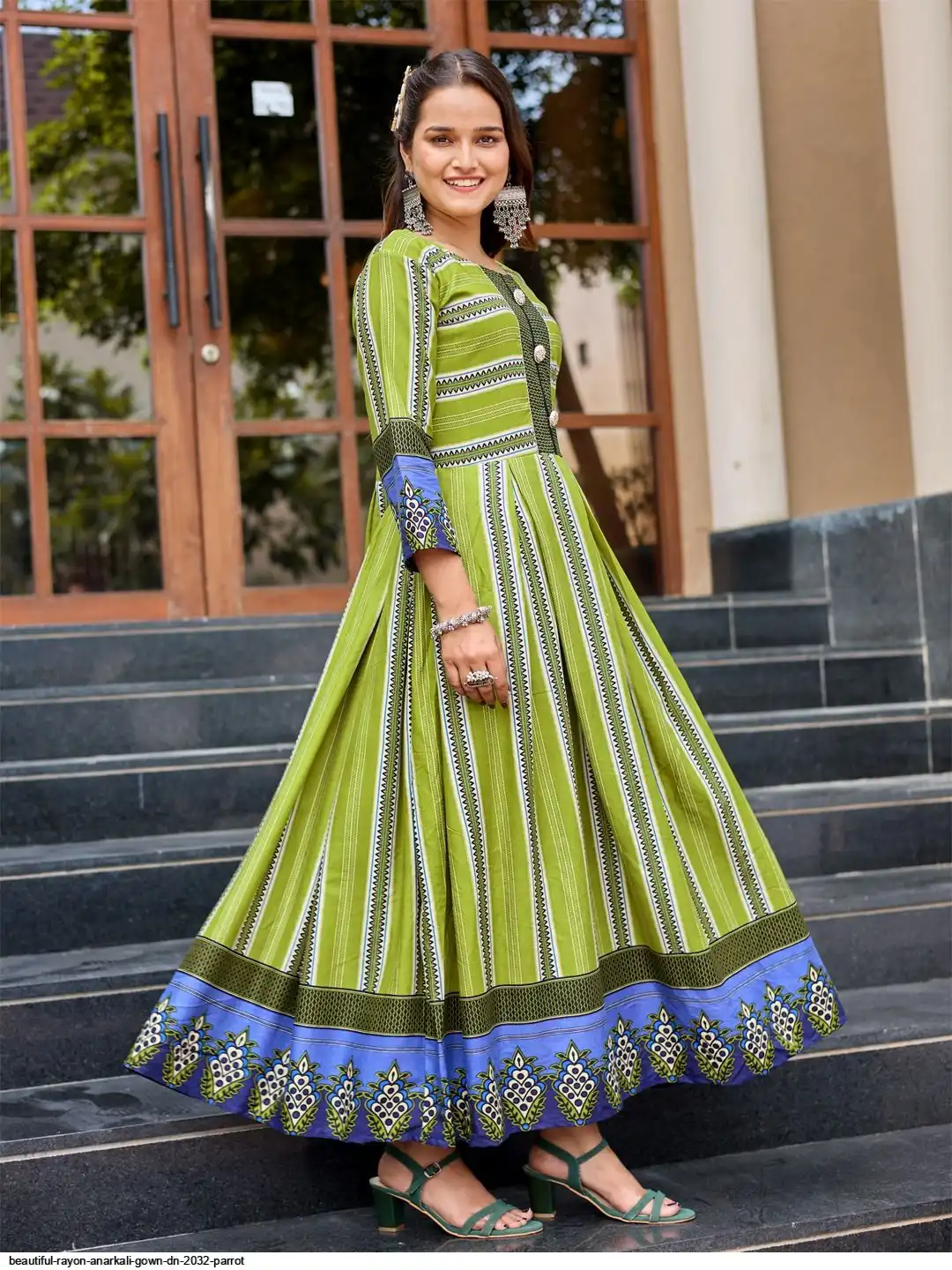 beautiful-rayon-anarkali-gown-dn-2032-parrot-6046