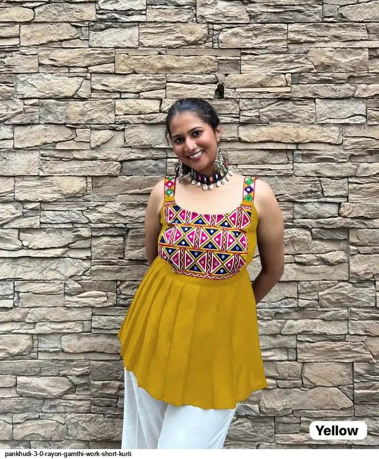 pankhudi-3-0-rayon-gamthi-work-short-kurti-6065